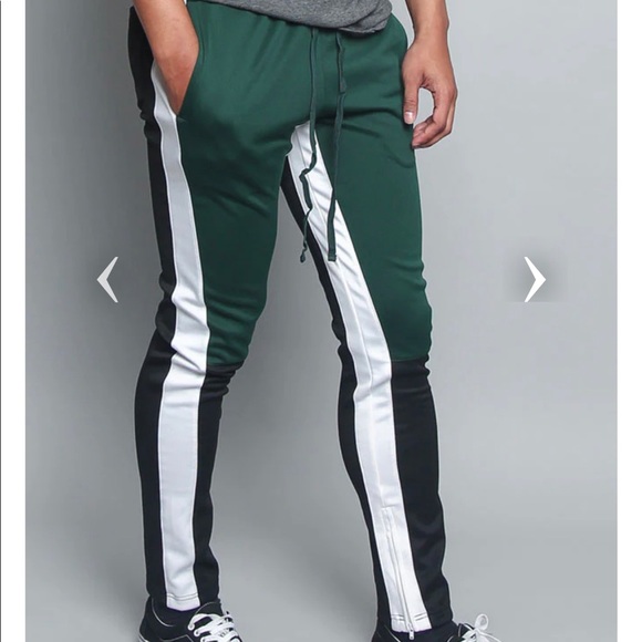 EPTM Men’s Color Block Jogger Slim Drawstring Track Pants Streetwear Trendy S - Picture 5 of 12